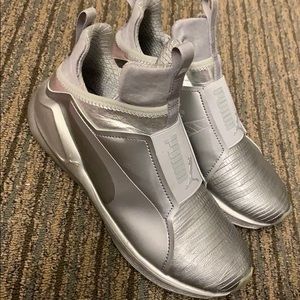 Puma silver sneakers